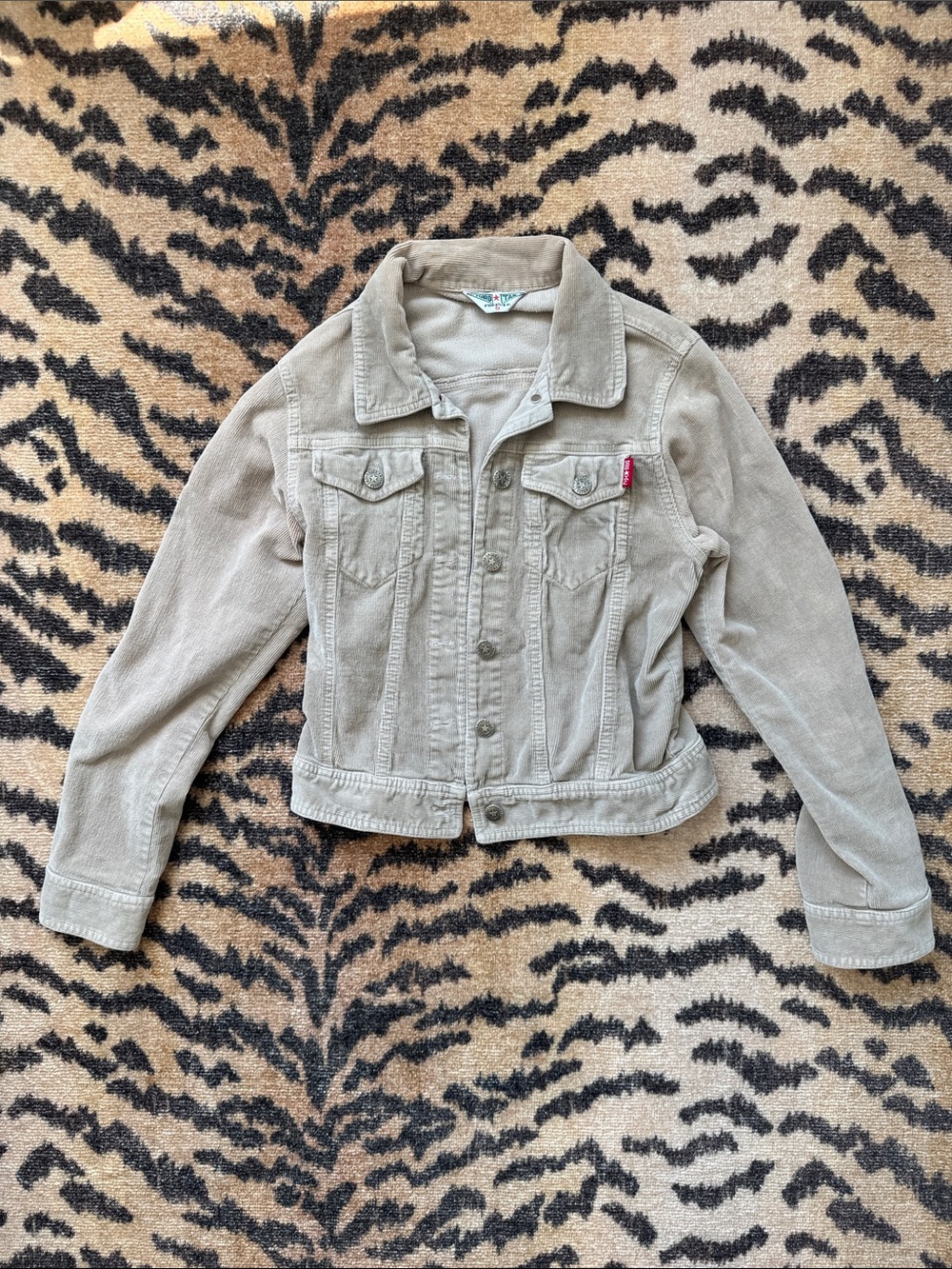 Hard tail  Women's Taupe Denim Jacket